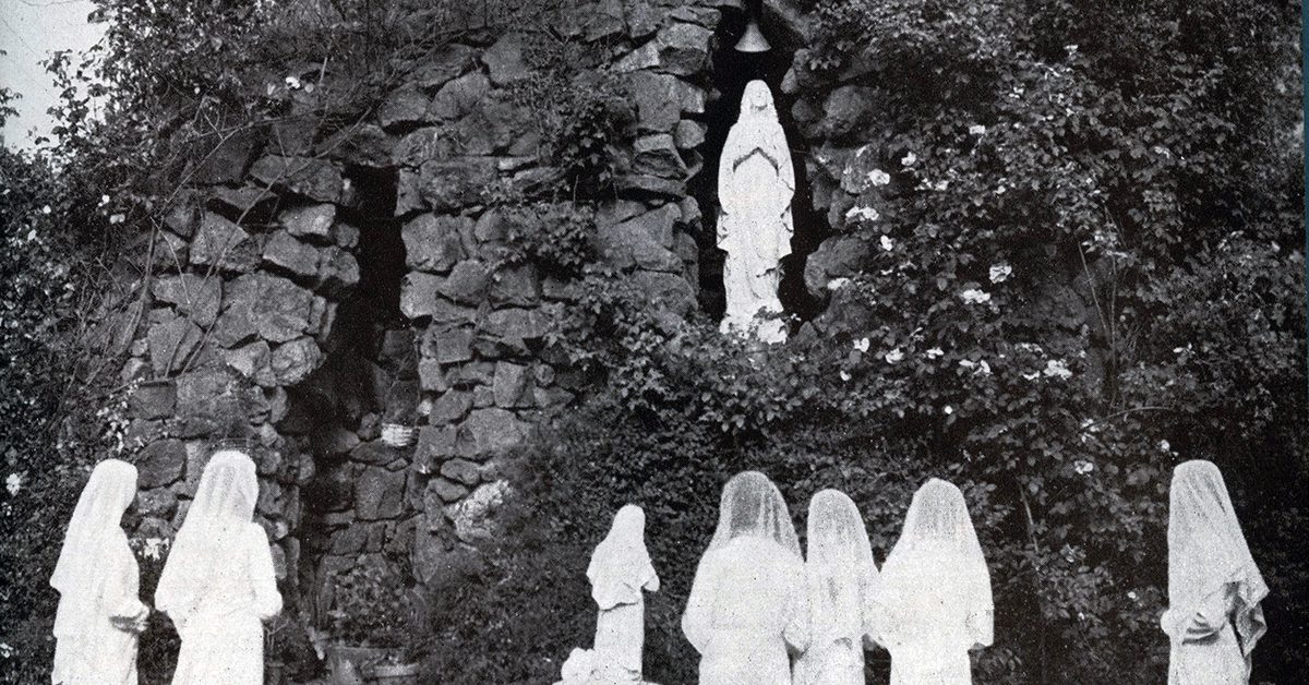 Children of Mary at the Grotto 1943 featured image