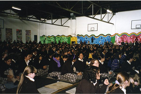 Assembly in tram barn 2004