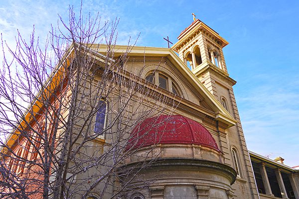 Cunningham Memorial Chapel outside