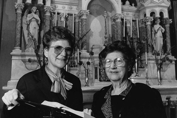 Deirdre Jordan Roma Mitchell in Chapel 1988