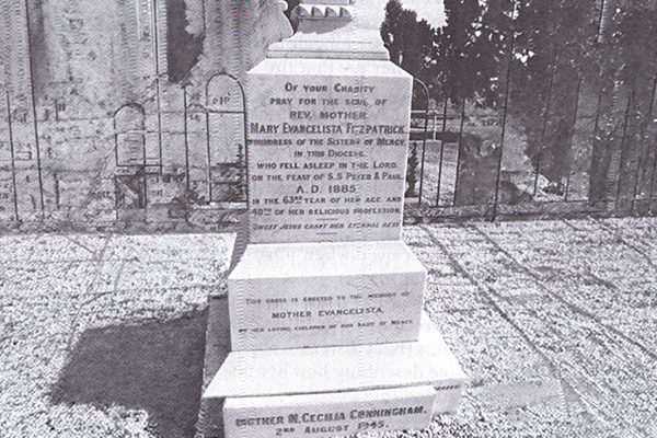Mother Mary Evangelistas grave 1885