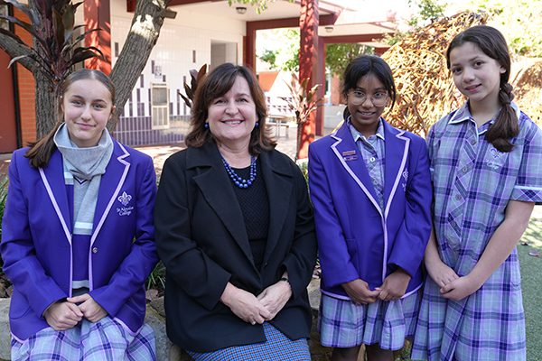 Paddy with students 2026